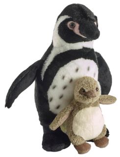 Obrázek z Tučňák Humboldtův s mládětem plyš 26cm 