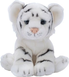 Obrázek z Tygr bílý sedící, plyš 23cm(18) 