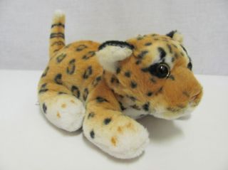 Obrázek z Leopard hnědý plyš měkký ležící 20cm (130/karton) 