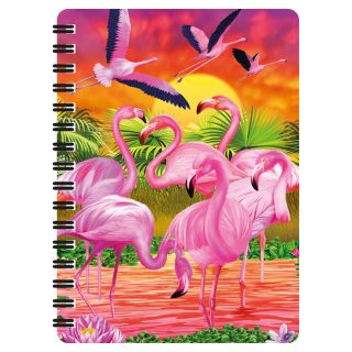 Obrázek z Notes 3D 11x14cm - plameňáci (10) 