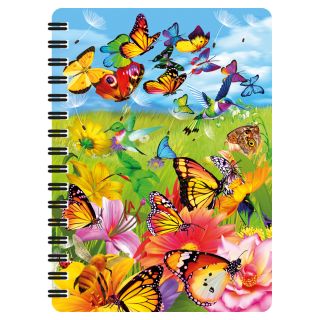 Obrázek z Notes 3D 11x14cm - motýli na louce (10) 