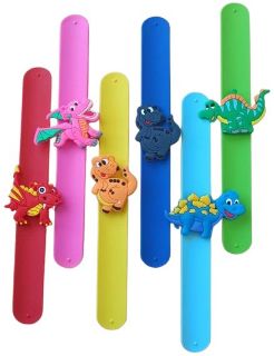 Obrázek z Náramek svinovací gumový - dinosaurus 21,5cm 