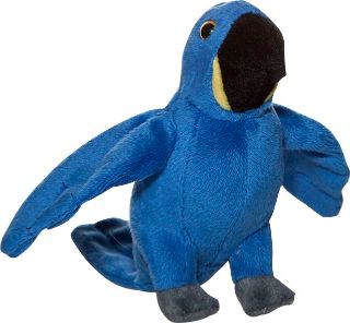 Obrázek z Papoušek ara hyacintový plyš 13cm 