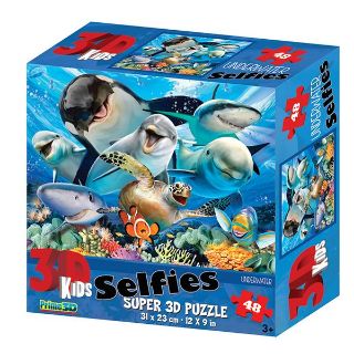 Obrázek z 3D Puzzle Podvodní Selfie 48dílků 