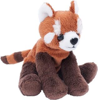 Obrázek z Panda červená sedící plyš 13cm 