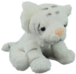 Obrázek z Tygr bílý sedící plyš 13cm 