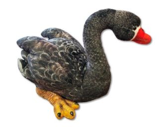 Obrázek z Labuť černá plyš 35cm (60) 