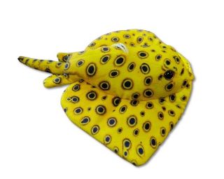 Obrázek z Rejnok žlutý puntíkovaný plyš 30cm (150) 