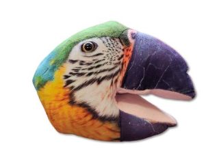 Obrázek z Maňásek papoušek zelený plyš 25cm (48) 