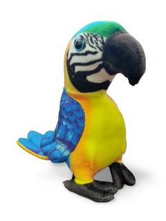 Obrázek z Papoušek modrý plyš 20cm (120) 
