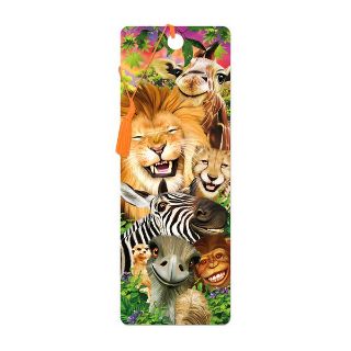 Obrázek z Záložka 3D 15,5x5,7cm - Safari úsměvy (25) 