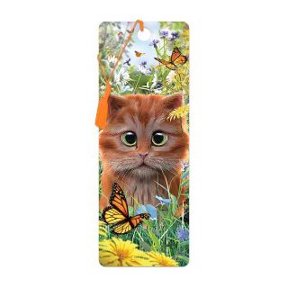 Obrázek z Záložka 3D 15,5x5,7cm - zrzavé kotě (25) 