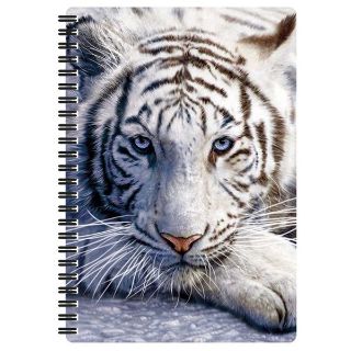 Obrázek z Notes 3D 14x21cm - tygr bílý (10) 