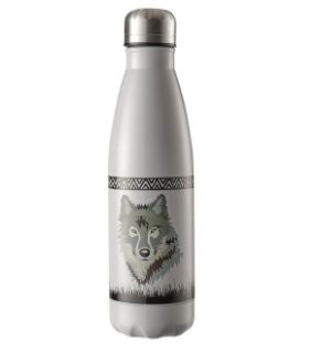 Obrázek z Termoska 500ml šedá - vlk 