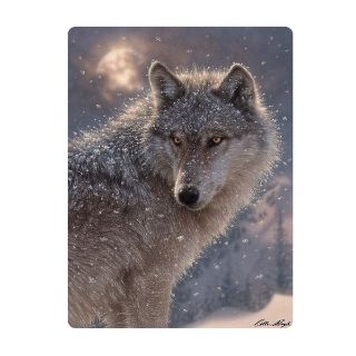 Obrázek z Pohlednice 3D 16cm - vlk a sníh (25) 