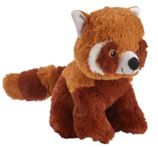 Obrázek z Panda červená sedícíl plyš 20cm, ECO(6ks/bal) 