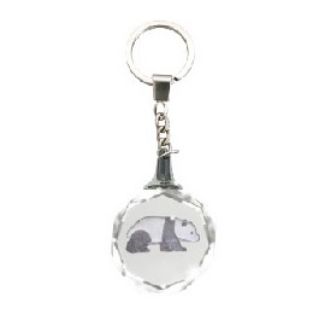 Obrázek z Skleněná klíčenka - panda (24) 