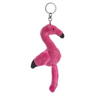 Obrázek z Klíčenka plameňák plyš 10cm 