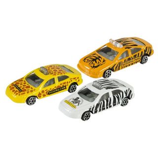 Obrázek z Sada 3ks autíček safari 7cm 