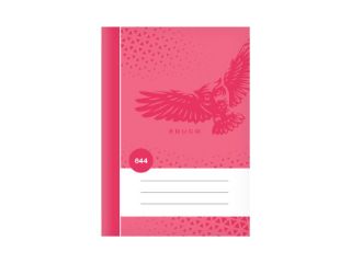 Obrázek z Školní sešit A6 644 růžový, sova 