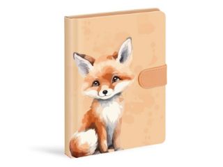 Obrázek z Blok s magnetem 13x19cm liška, 120l/linka 