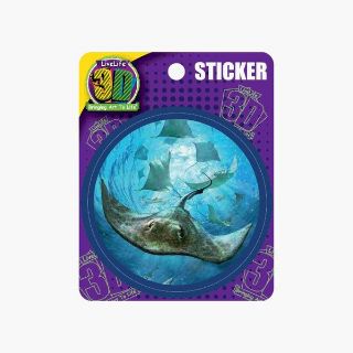 Obrázek z Nálepka 3D 9x11cm - rejnok 