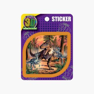 Obrázek z Nálepka 3D 9x11cm - dino 