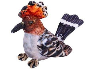 Obrázek z Pták dudek chocholatý plyš 16cm 