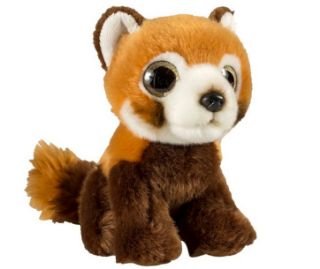Obrázek z Panda červená sedící plyš 20cm, velké oči 